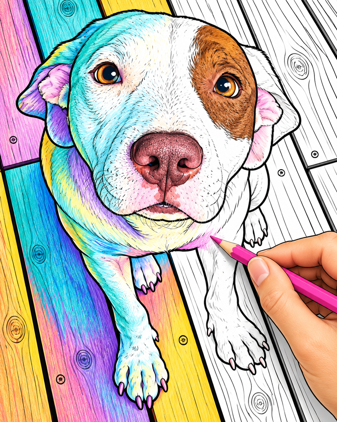 Color Me Rescued coloring book cover